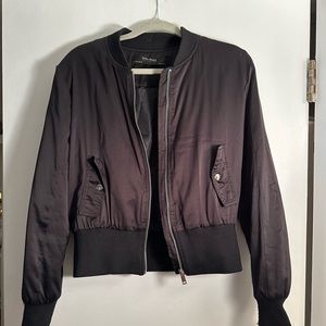 Zara cropped bomber jacket